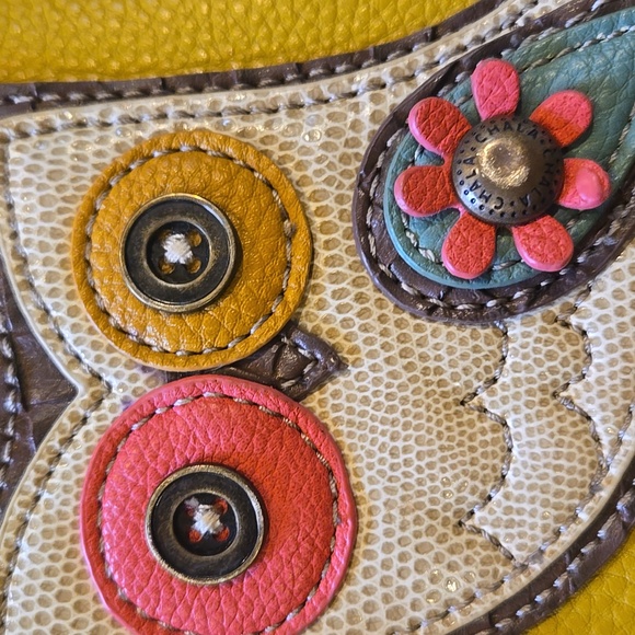 Chala Vegan Leather Owl Crossbody Bag - Picture 3 of 12